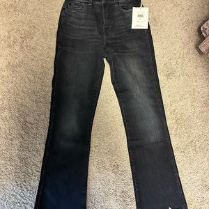 SEVEN FOR ALL MANKIND B(Air) Jeans Women's 26 NWT High Waist Slim Kick Flare Raw